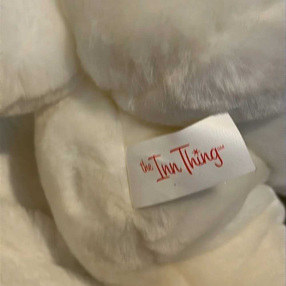 BullsEye the Target Mascot Dog Bull Terrier Plush Stuffed Dog DHC Snowflake Hat